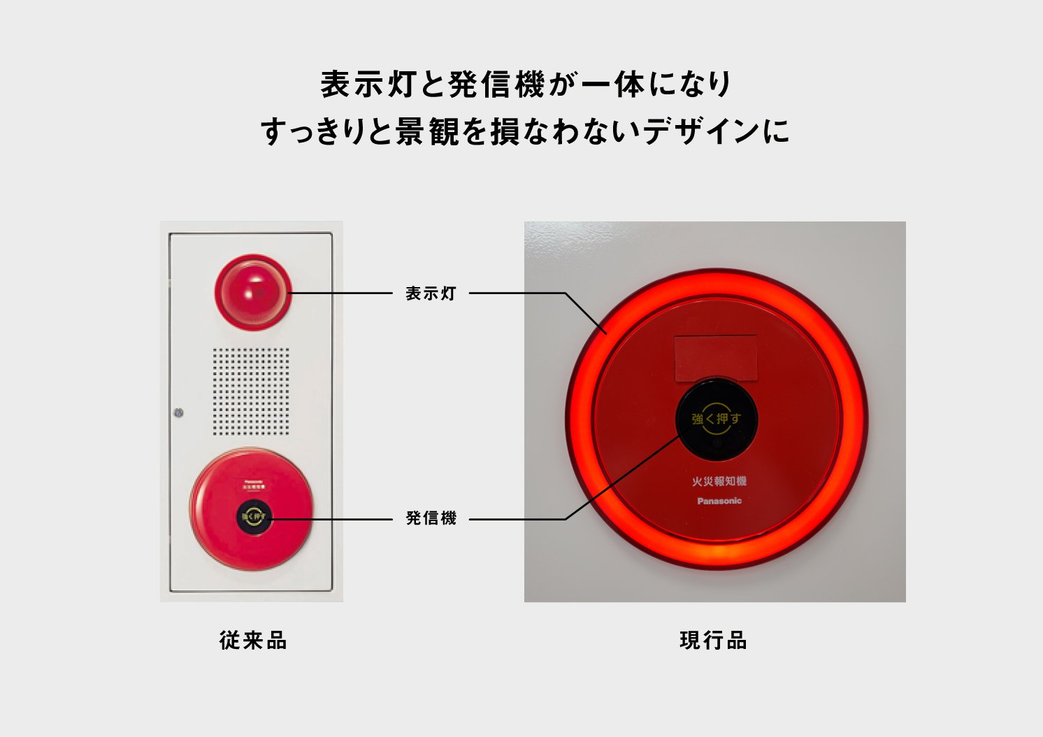 表示灯と発信機のデザインの変化 | Make New Magazine「未来の定番」をつくるために、パナソニックのリアルな姿を伝えるメディア