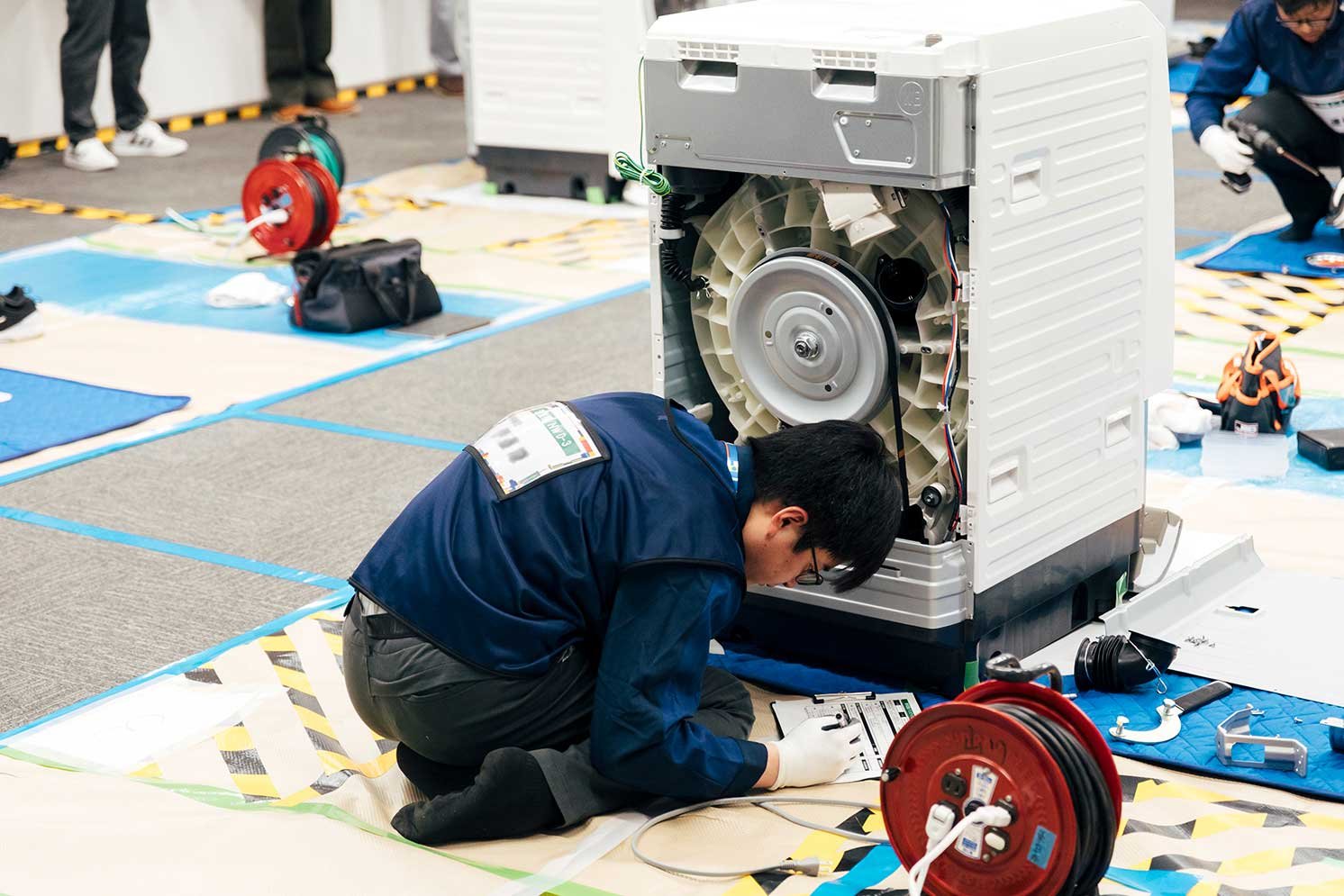 洗濯機競技の様子 | Make New Magazine「未来の定番」をつくるために、パナソニックのリアルな姿を伝えるメディア
