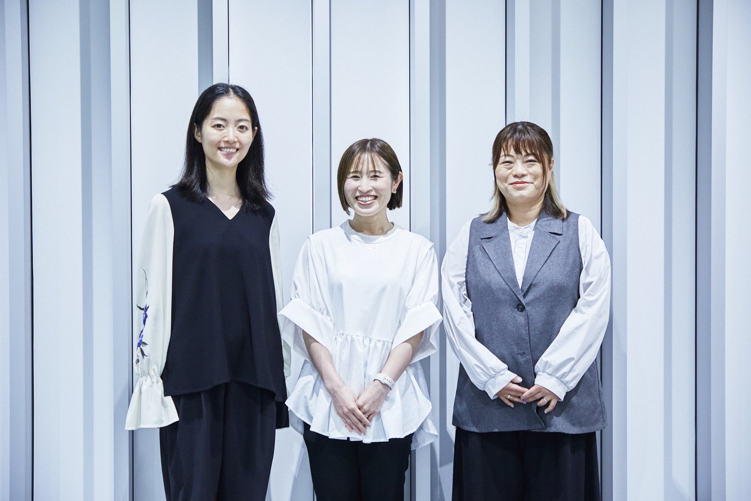 3名の集合写真 | Make New Magazine「未来の定番」をつくるために、パナソニックのリアルな姿を伝えるメディア